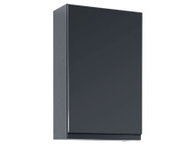 Badezimmer-Set >Cleo I< in Grau/Hochglanz aus MDF