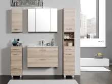 Badezimmer-Set >Porto< in Buche Iconic