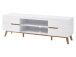 TV-Board >Griffith< in Weiß/Matt aus MDF - 169x56x40cm (BxHxT)
