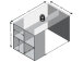 Schreibtisch >Oswald I< in Sandeiche - 117x75x73cm (BxHxT)