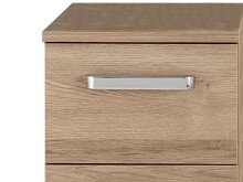 Unterschrank >Sheela I< in Chrom-Glanz - 30x81x33cm (BxHxT)