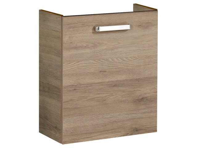 Waschbeckenunterschrank >Sheela I< in Chrom-Glanz - 45x51x24cm (BxHxT)