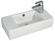 Waschbecken >Sheela I< in Weiß aus Keramik -...