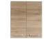 Hängeschrank >Sheela< in Sanremo Eiche Terra quer - 60x70x20cm (BxHxT)