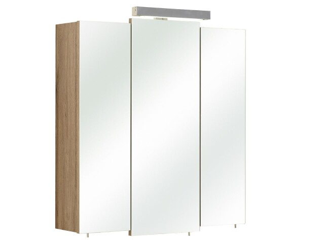 Spiegelschrank >Sheela I< in Sanremo-Eiche/Terra - 68x73x20cm (BxHxT)