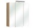 Spiegelschrank >Sheela I< in Sanremo-Eiche/Terra - 68x73x20cm (BxHxT)