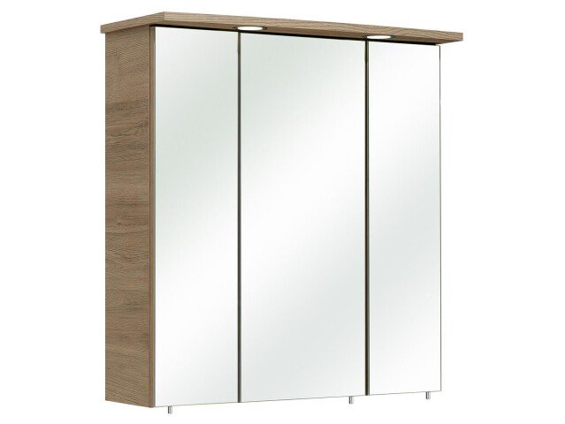 Spiegelschrank >Sheela IV< in Sanremo-Eiche/Terra - 65x72x20cm (BxHxT)