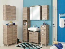 Spiegelschrank >Sheela IV< in Sanremo-Eiche/Terra - 65x72x20cm (BxHxT)