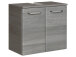 Waschbeckenunterschrank >Abelica I< in Graphit Struktur - 60x53x33 (BxHxT)