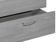 Waschtisch-Set >Abelica I< in Weiß aus Glas - 74,5x54,5x45cm (BxHxT)