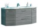 Waschtisch-Set >Abelica II< in Weiß aus MDF - siehe Produktbeschreibungcm (H)