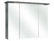 Spiegelschrank >Abelica II< in Graphit Struktur -...