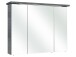 Spiegelschrank >Abelica II< in Graphit Struktur - 80x72x20cm (BxHxT)