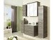 Spiegelschrank >Abelica II< in Graphit Struktur - 80x72x20cm (BxHxT)