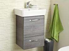 Waschtisch-Set in Weiß aus Keramik - 40x52x35cm (BxHxT)