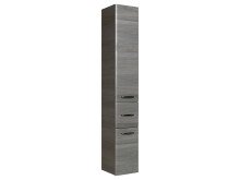 Badezimmer-Set >Abelica I< (5-teilig) in Graphit Struktur - 150x185,5x33 (BxHxT)