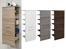 Midischrank >Carrie III< in Chrom-Glanz aus Glas -...