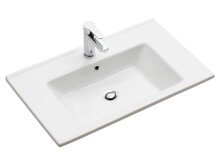 Waschbecken >Carrie I< in Weiß aus Keramik -...