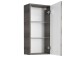 Hängeschrank >Carrie< in Chrom-Glanz aus Glas - 35x70x20cm (BxHxT)