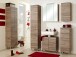 Hängeschrank >Carrie< in Chrom-Glanz aus Glas - 35x70x20cm (BxHxT)