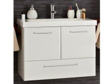 Waschtisch-Set >Carrie I< in Weiß aus Keramik