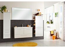 Waschtisch-Set >Carrie II< in Weiß aus Keramik