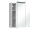 Spiegelschrank >Carrie I< in Weiß-Glanz - 65x70x16cm (BxHxT)