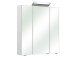 Spiegelschrank >Carrie I< in Weiß-Glanz - 65x70x16cm (BxHxT)