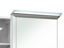 Spiegelschrank >Carrie II< in Weiß-Glanz - 80x70x16cm (BxHxT)