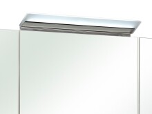 Spiegelschrank >Carrie III< in Weiß-Glanz - 105x70x16cm (BxHxT)