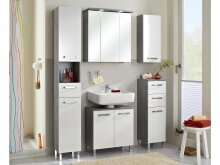 Spiegelschrank >Hanny< in Betonoptik - 65x72x20cm (BxHxT)