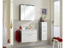 Spiegelschrank >Hanny< in Betonoptik - 65x72x20cm (BxHxT)