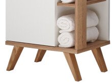 Unterschrank >Jenn II< in Weiß/Hochglanz aus...