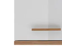 Hängeschrank >Jenn I< in Weiß/Hochglanz...