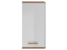 Badezimmer-Set >Jenn I< (7-teilig) in Weiß aus Glas - 161,5x205x46cm (BxHxT)