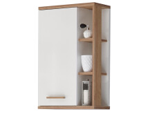 Badezimmer-Set >Jenn II< (5-teilig) in Weiß/Hochglanz - 176,5x205x33 (BxHxT)