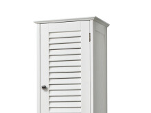 Hochschrank >Jonathan< in Weiß aus MDF - 32x170,5x30cm (BxHxT)