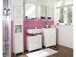 Hochschrank >Jonathan< in Weiß/LI aus MDF - 32x170,5x30cm (BxHxT)