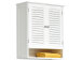 Hängeschrank >Jonathan< in Weiß aus MDF - 60x68x22,5cm (BxHxT)