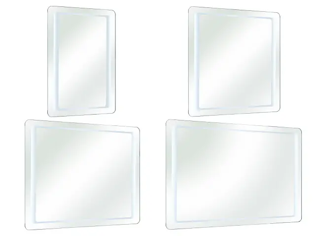 LED-Lichtspiegel >Marla II< aus Spiegelglas - 70x3cm (HxT)