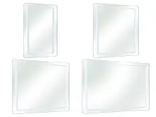 LED-Lichtspiegel >Marla II< aus Spiegelglas -...