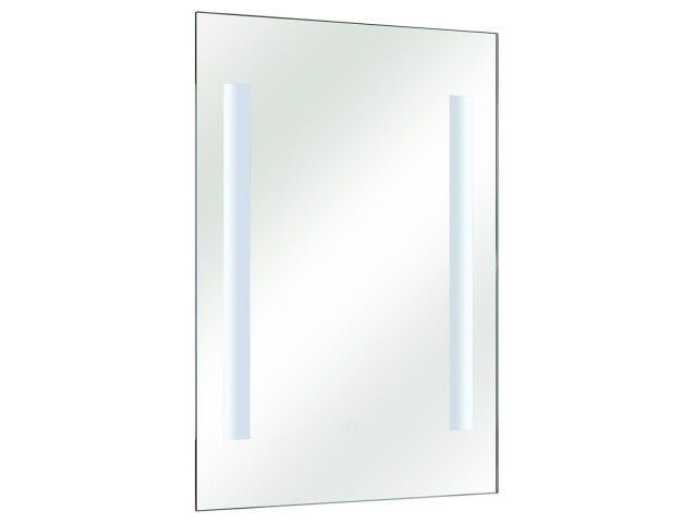 LED-Lichtspiegel aus Spiegelglas - 50x70x3cm (BxHxT)