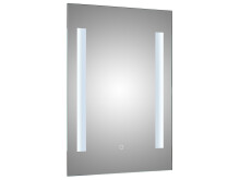 LED-Lichtspiegel aus Spiegelglas - 50x70x3cm (BxHxT)