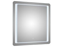 LED-Lichtspiegel >Marla II< aus Spiegelglas - 70x70x3cm (BxHxT)