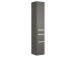 Hochschrank >Maire I< in Chrom-Glanz aus Glas - 30x168x33cm (BxHxT)