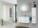 Hochschrank >Maire II< in Chrom-Glanz aus Glas - 60x168x33cm (BxHxT)