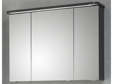 Spiegelschrank >Maire III< in Steingrau/Hochglanz...