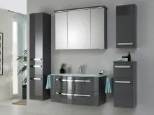 Badezimmer-Set >Maire III< (6-teilig) in Weiß...