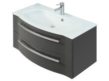 Badezimmer-Set >Maire IV< (6-teilig) in Weiß aus Glas