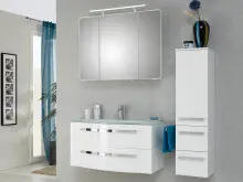 Badezimmer-Set >Maire V< (4-teilig) in Weiß...